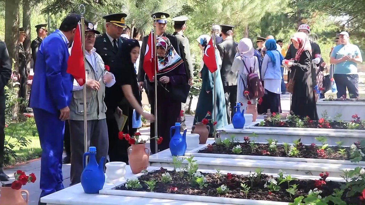Şehit yakınlarından mezarlık ziyareti - ÇANKIRI