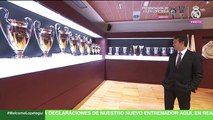 Julen Lopetegui, en el Santiago Bernabéu para su presentación