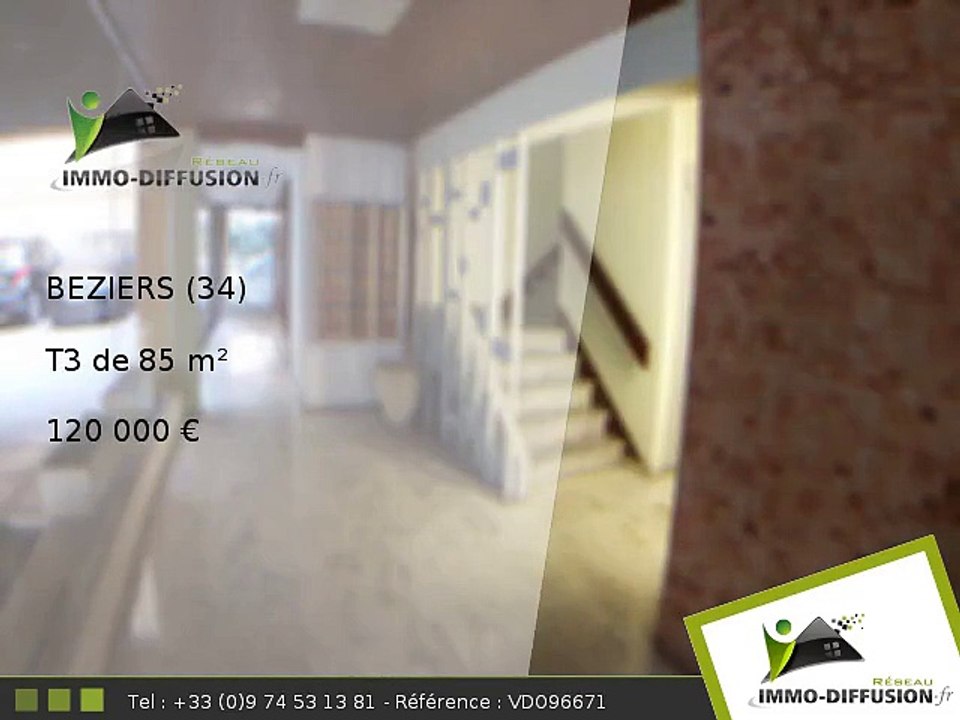 T3 A vendre Beziers 85m2 - Champ de mars