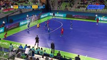 Portugal - Azerbaijan. Futsal. 1/4 Финала EURO. Highlights in HD
