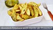 Roasted Potatoes with Herbs de Provence - Easy Oven-Baked Potato Wedges Recipe