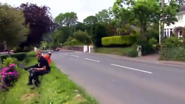 Side car TT MAN ACDC thunderStruck