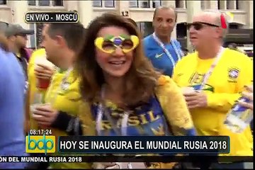 Mundial Rusia 2018: así viven los hinchas la previa al partido inaugural