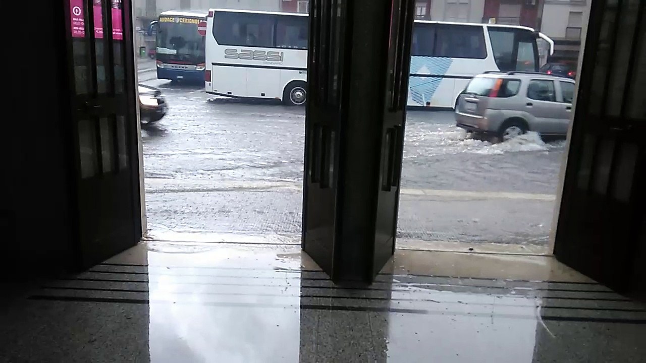 Andria:  allagamenti nei pressi della stazione