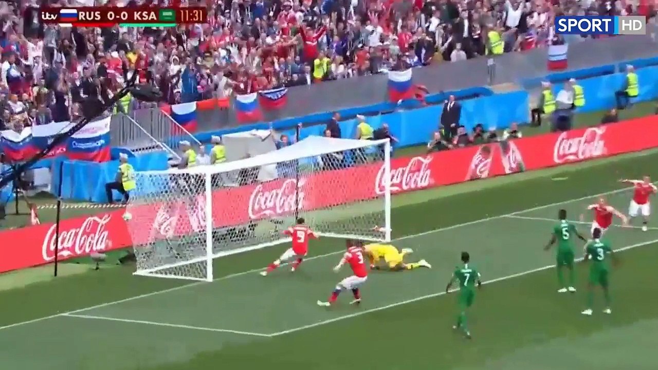 RUSSI vs SAUD AR 5-0 HIGHLIGHTS | WORLD CUP RUSSIA - 14/6/2018