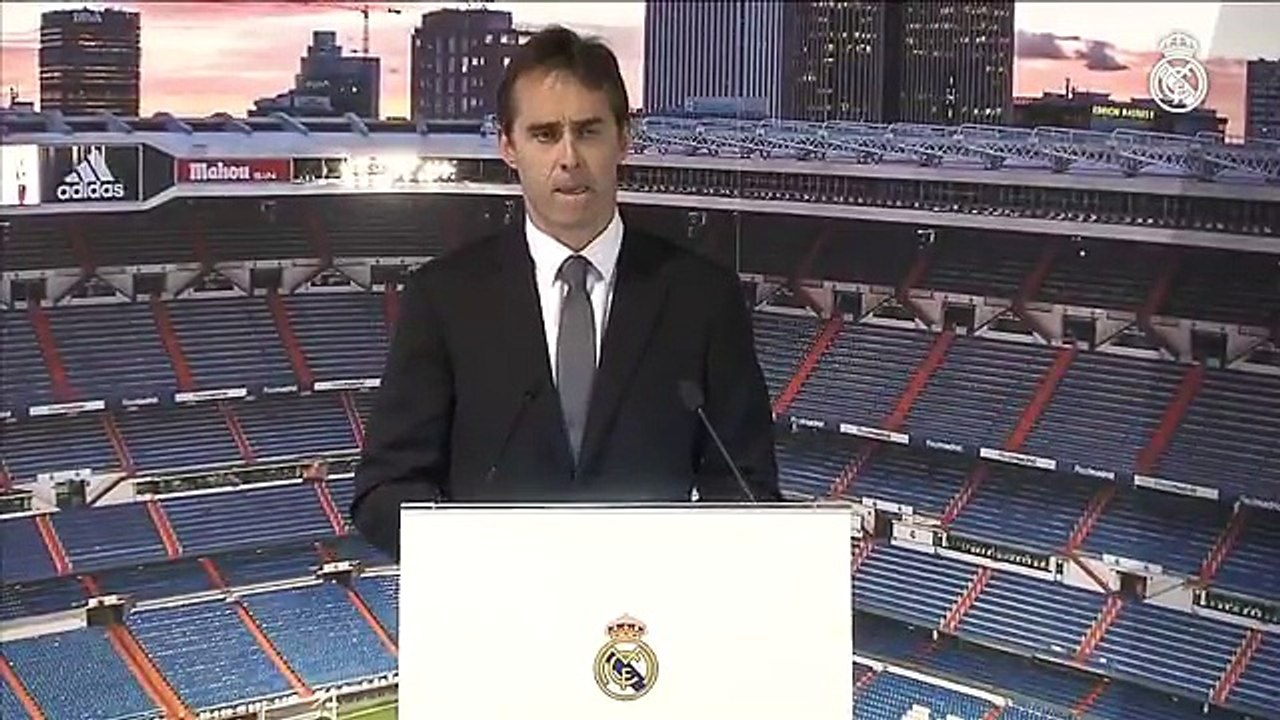 Lopetegui en larmes durant sa présentation au Real !
