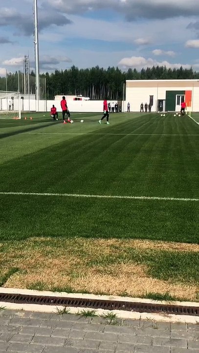 Première séance d'entrainement