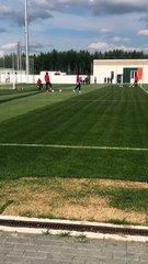 Première séance d'entrainement