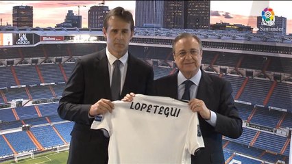 Real Madrid - La présentation du nouvel entraîneur Julen Lopetegui