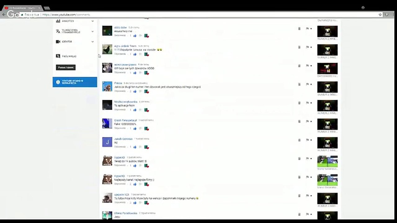 [ARCHIWUM] Krótki przegląd komentarzy na moim kanale! - Live z PRZEGLĄDARKI!