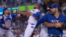FIGHT!! Matt Kemp Charges At Robinson Chirinos With PUNCHES Thrown!