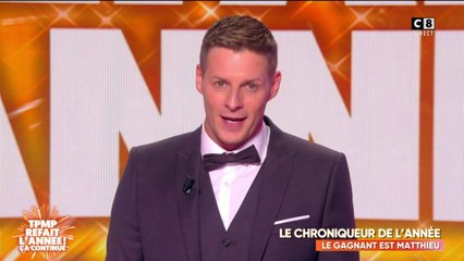 Matthieu Delormeau remporte le trophée du meilleur chroniqueur de l'année