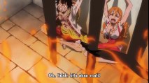 One Piece 819  - Luffy and Nami escape from Book's