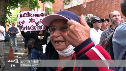 Pacientes con VIH claman por medicinas en Venezuela