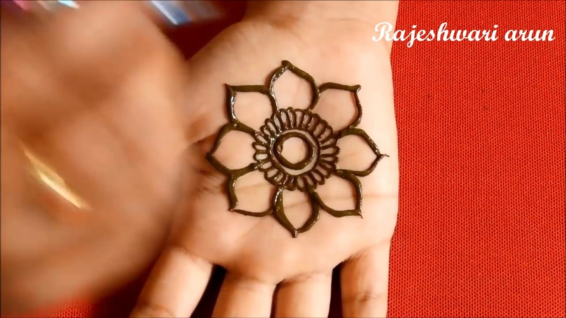 Simple Arabic Henna Mehndi Art Design For Hands For Eid 2018 New