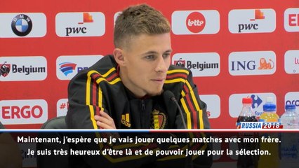 Belgique - Hazard : "C'est bien d'avoir mon grand frère avec moi, il va m'aider"
