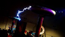 Musical Tesla Coil @ The Maker Faire Bay Area