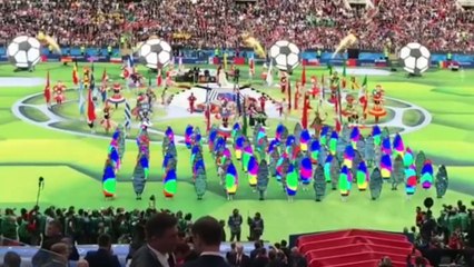 AMAZING! Opening Ceremony FIFA World Cup 2018 Russia with Robbie Williams