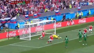 RUSSI vs SAUD AR 5-0 HIGHLIGHTS | WORLD CUP RUSSIA - 14/6/2018
