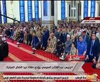 الرئيس السيسي وكبار رجال الدولة يؤدون صلاة العيد بمسجد المشير طنطاوى