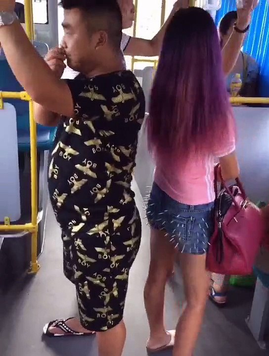 Funny in a bus