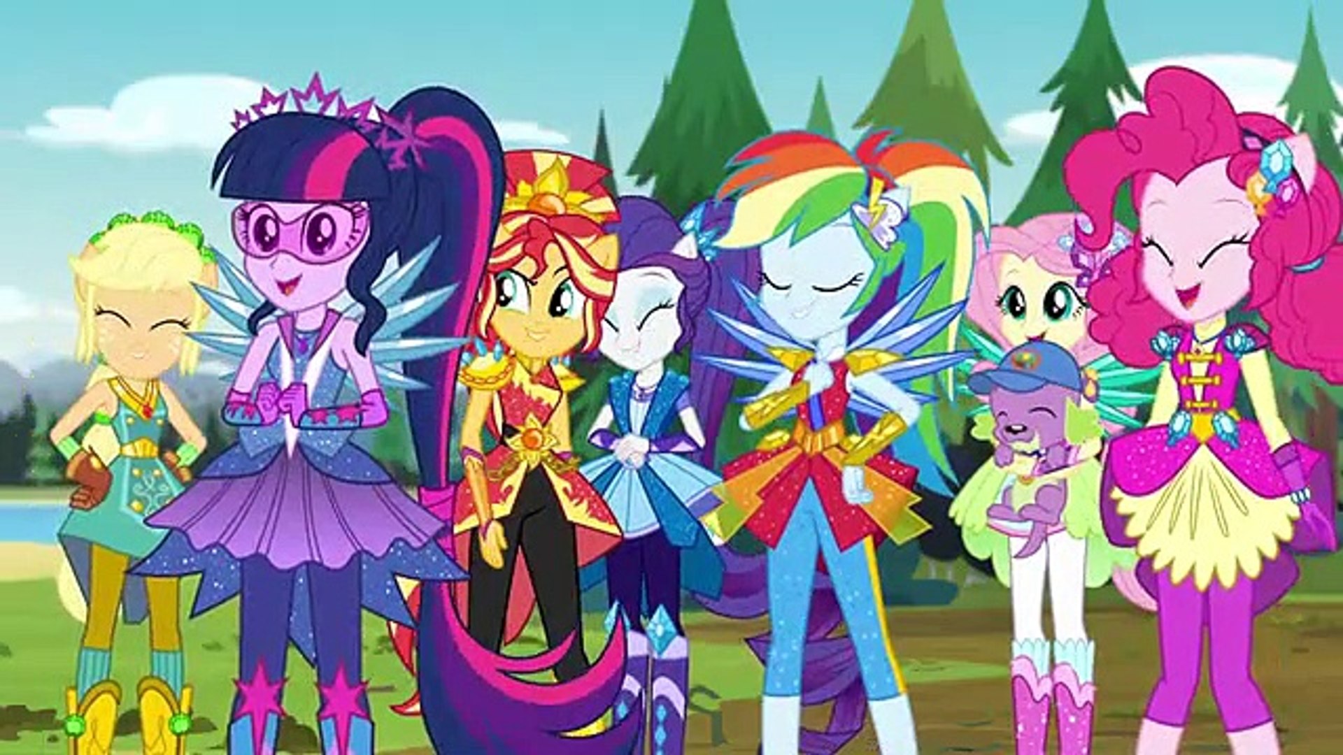 My Little Pony Equestria Girls Legend of Everfree 2018 part 2 - video  dailymotion