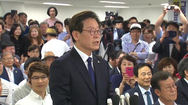 '당선 확실시' 이 시각 이재명 후보 캠프 / YTN
