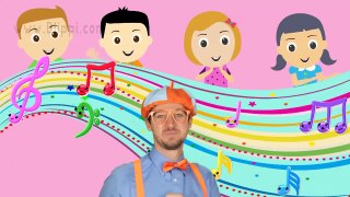 School Bus Toy with Blippi _ Wheels On The Bus Song