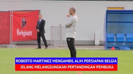 Martinez Memantau Latihan Timnas Belgia