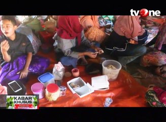 Warga Sumenep Lebaran di Tenda Pengungsian