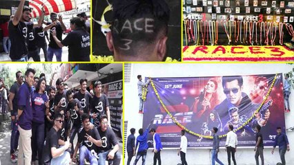 Race 3: Salman Khan's CRAZY Fans Celebration outside Theatre; Watch Video | FilmiBeat