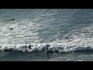Surfing in Sopelana