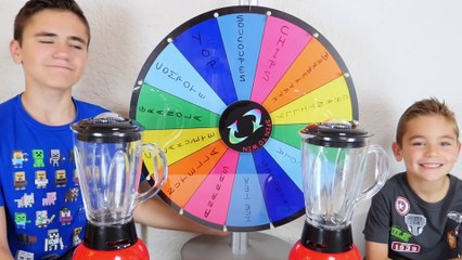 MYSTERY WHEEL OF SMOOTHIE CHALLENGE - Les Pires Smoothies avec La Roue de La Fortune 