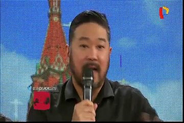 Christian, Adolfo y el Chino recibieron unas lecciones de ruso