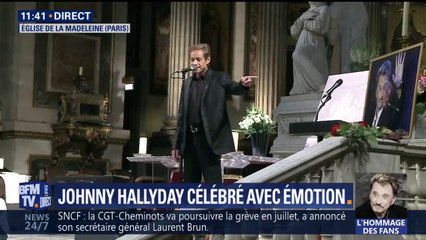 "L'hymne à Johnny", Chris Evans rend hommage au rockeur à la Madeleine