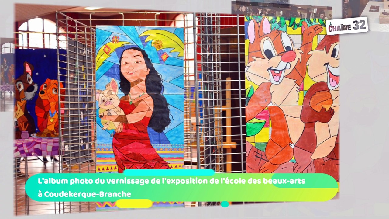 L'album photo du vernissage de l'exposition de l'école des beaux-arts à Coudekerque-Branche