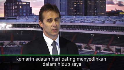 Lopetegui Diliputi Emosi Saat di Perkenalkan di Real Madrid