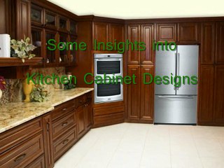 Some Insights into Kitchen Cabinet Designs