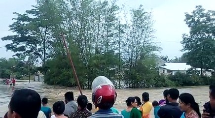 Heavy flood at imphal