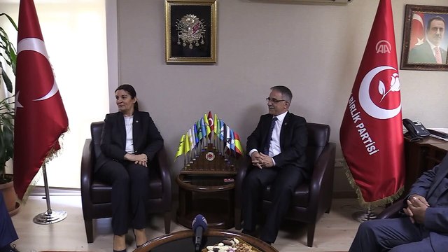 Siyasi partilerde bayramlaşma - CHP heyetinin BBP'yi ziyareti - ANKARA