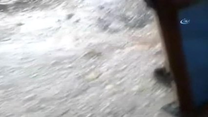 Antalya)demre'de Yumurta Büyüklüğünde Dolu Hayatı Felç Etti