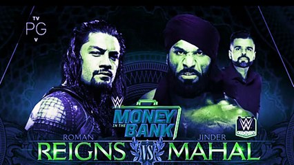 WWE 2K18 Money In The Bank 2018 Roman Reigns Vs Jider Mahal
