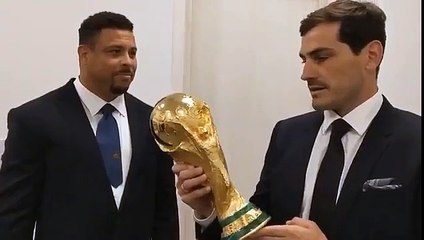 Casillas e Ronaldo falam sobre o troféu que já conquistaram