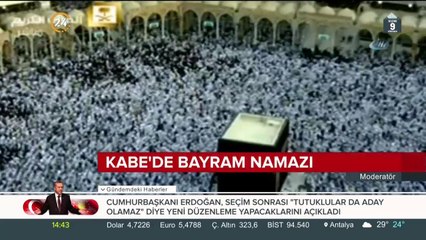 Kabe'de bayram namazı