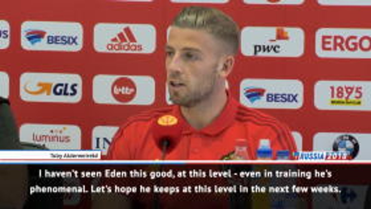You need a lot of players to stop Hazard - Alde...