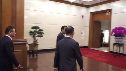 Çavuşoğlu-Vang Görüşmesi - Pekin