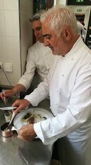 Guy Savoy en pleine préparation