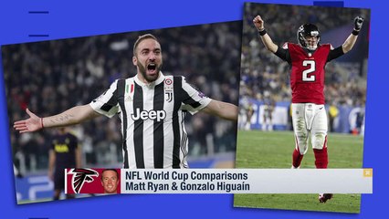 NFL-World Cup player comparison: Matt Ryan and Gonzalo Higuain