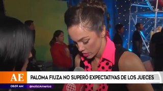 Paloma Fiuza no gustó al jurado