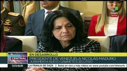 Video herunterladen: Presidente Maduro realiza cambios en su gabinete ministerial